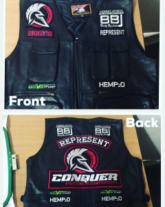 Polar Bell Embroidery Vest Patches